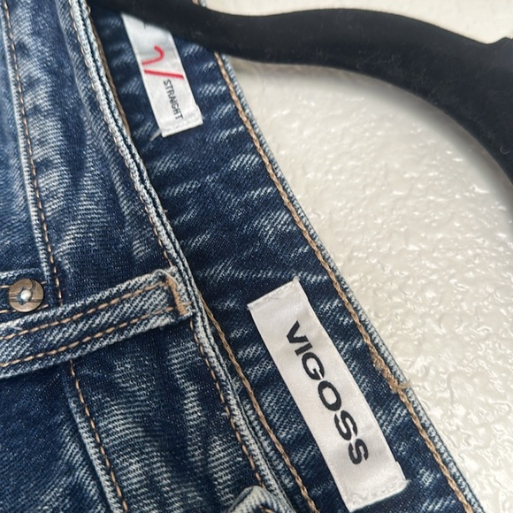 Vigoss Button Fly Side Slit Jeans Size 29 - Picture 4 of 5